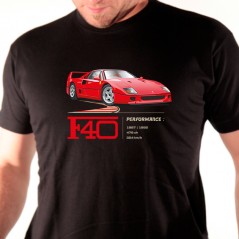 t-shirt FERRARI F40