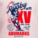 t-shirt Rugby manga