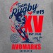 t-shirt Rugby manga