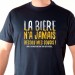 t-shirt La bière n'a jamais 