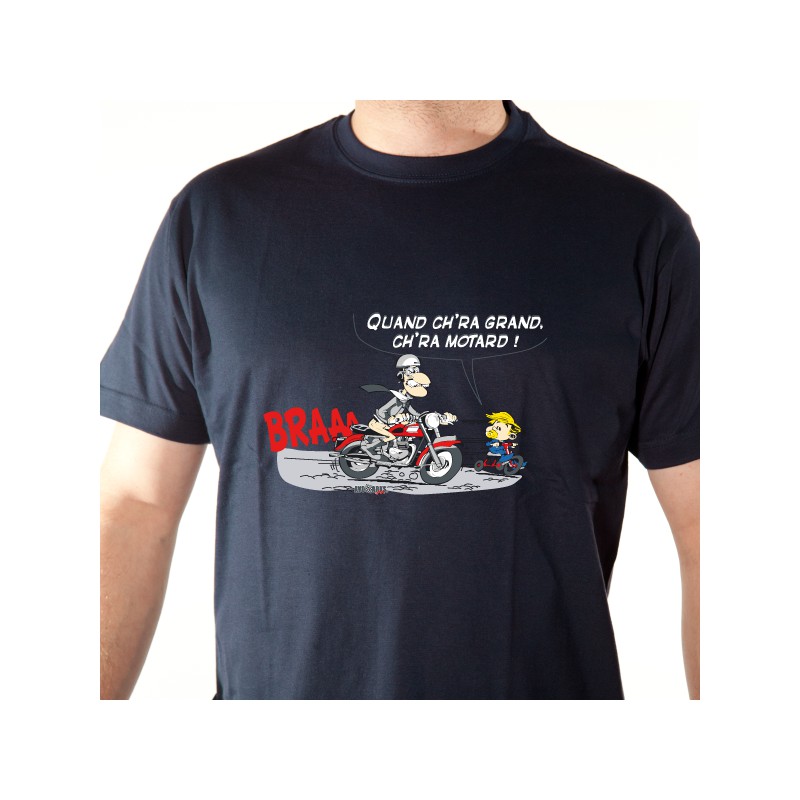 T shirt Moto Enfant - Evolution du Motard