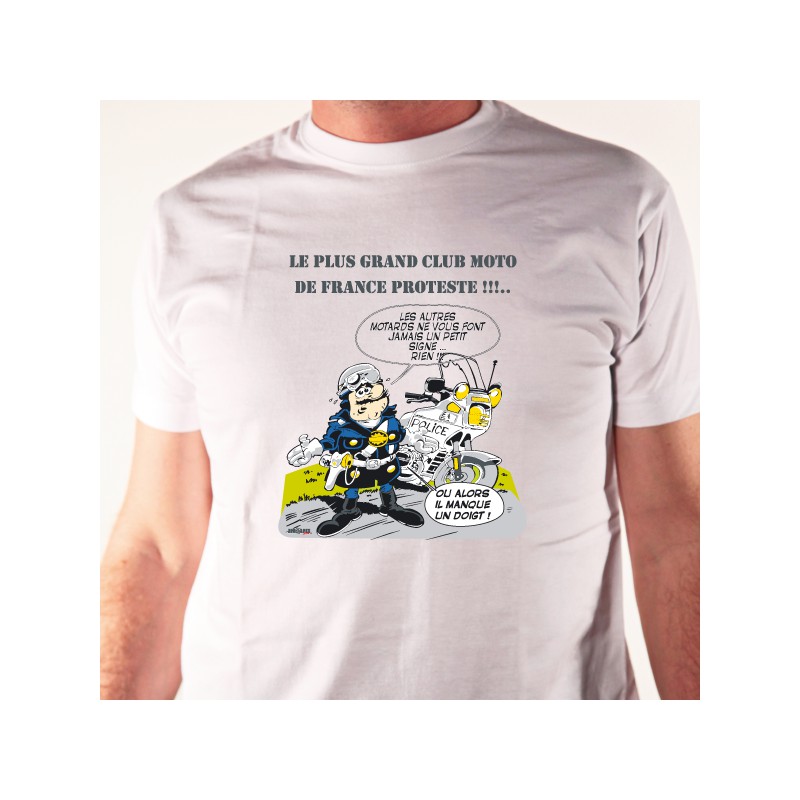 T shirt Motard - Club de Moto - Avomarks