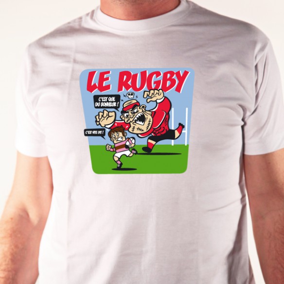 T-Shirt homme Le rugby c'est la vie