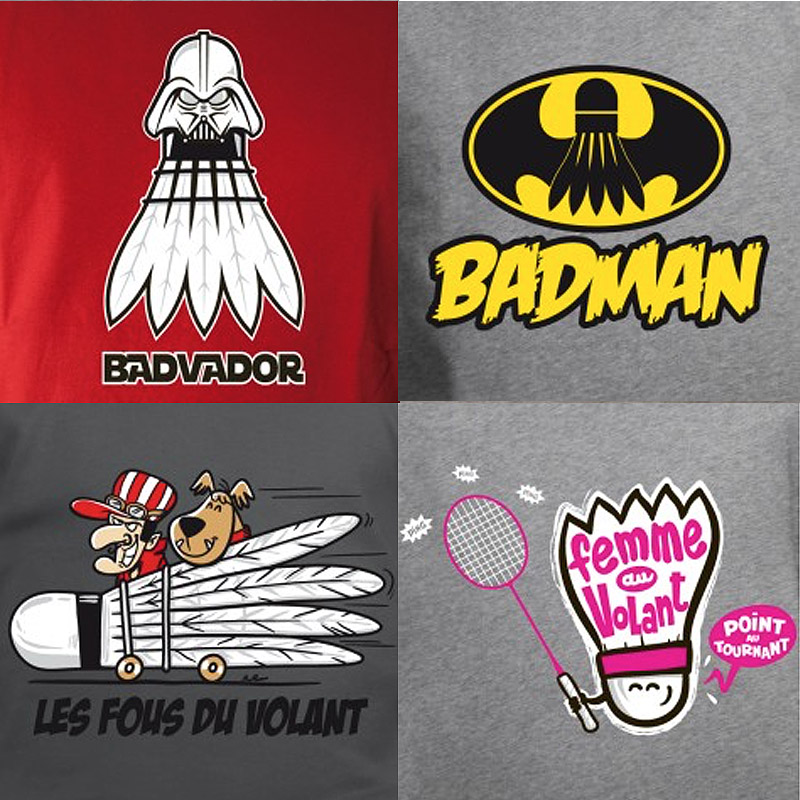 Les T-shirts badminton avomarks