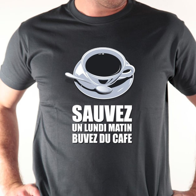 t-shirt café
