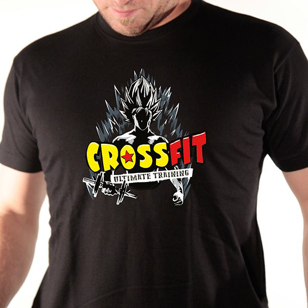 t-shirt crossfit dragon ball