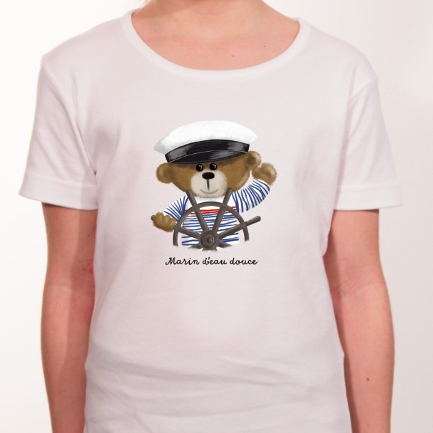 t-shirt Marin d'eau douce