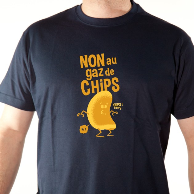 t-shirt-Gaz de chips