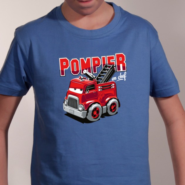 t-shirt - Pompier en chef