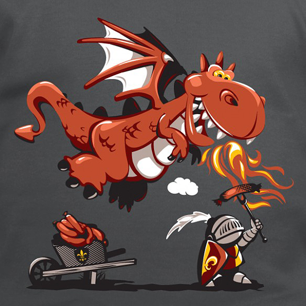 t-shirt-dragon-barbecue