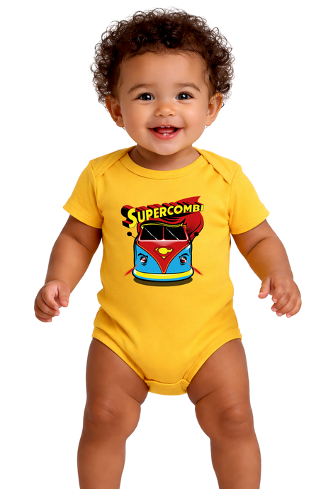 Body Bébé Super combi la voiture des super héros