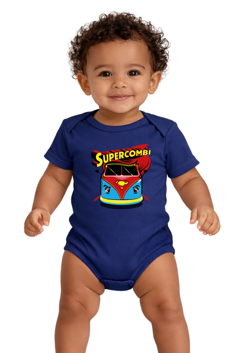 Body Bébé Super combi la voiture des super héros