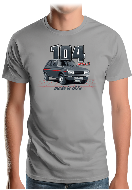 T-Shirt Homme Voiture 104 Zs 2