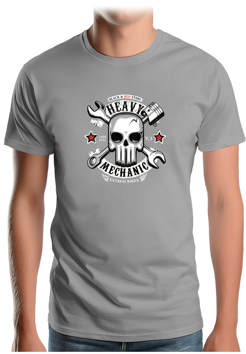 T-Shirt Homme Heavy Mechanic Motor