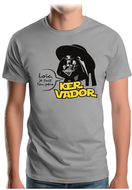T-Shirt Homme Kervador Et Son Fils Loic en Bretagne