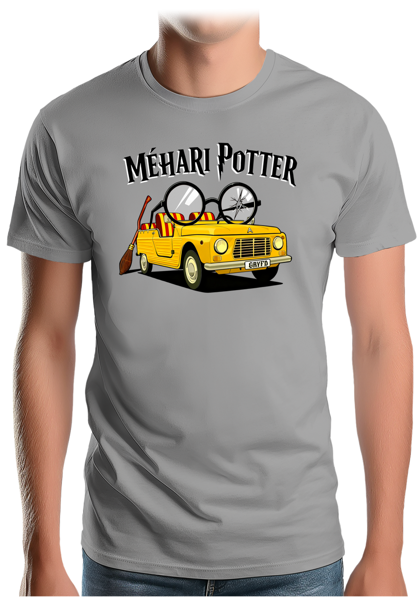 T-Shirt Homme Voiture Méhari Potter