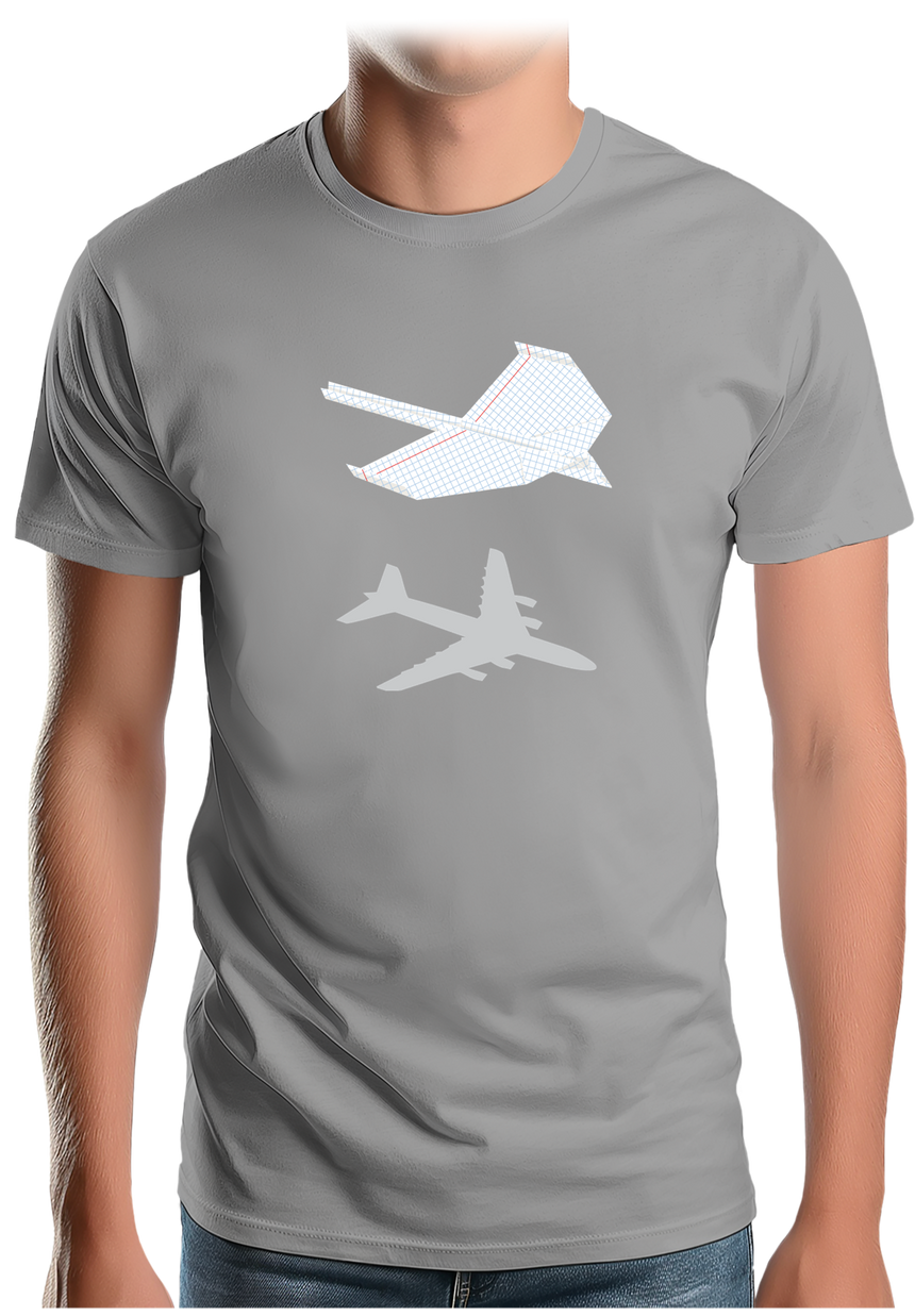 T-Shirt Homme Le Planeur en papier