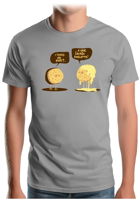 T-Shirt Homme Raclette party