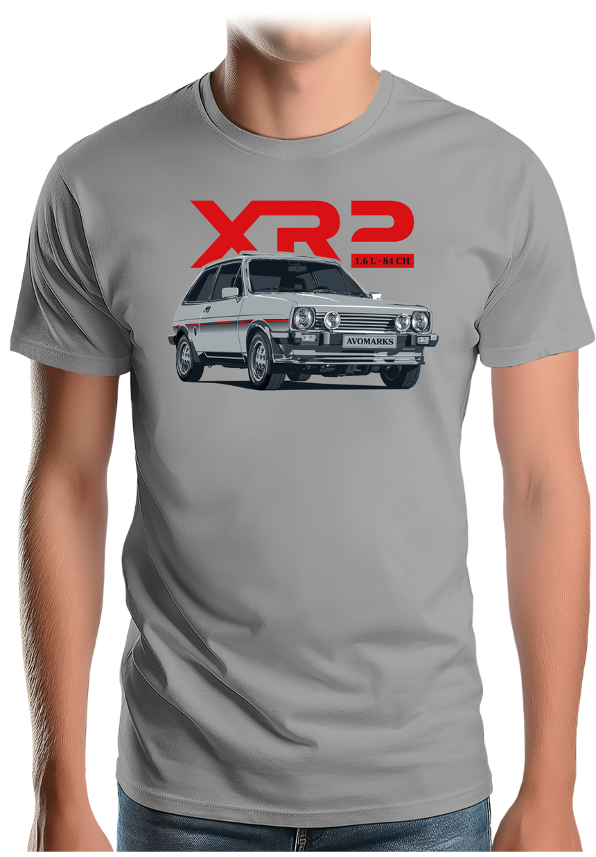 T-Shirt Homme Voiture Fiesta XR2 1,6L