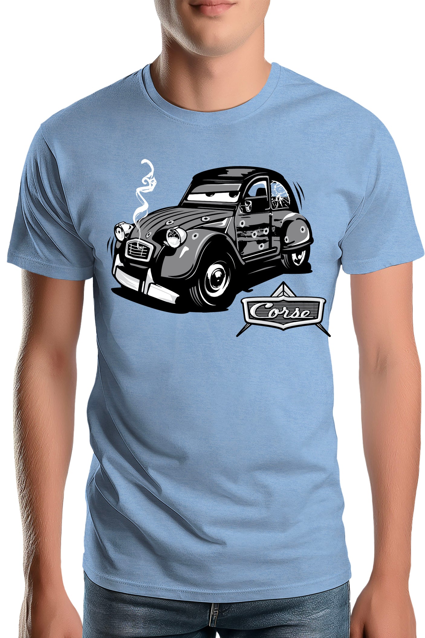 T-Shirt Homme Deuch dessin animé made in Corse