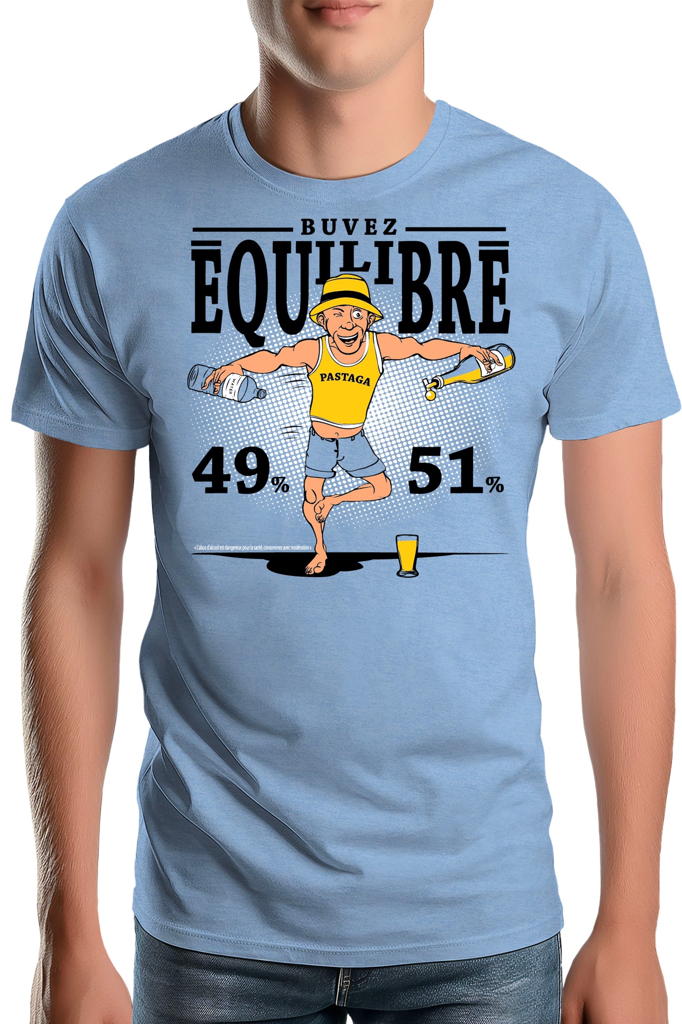 Tee-Shirt Homme Pour un pastis equilibré