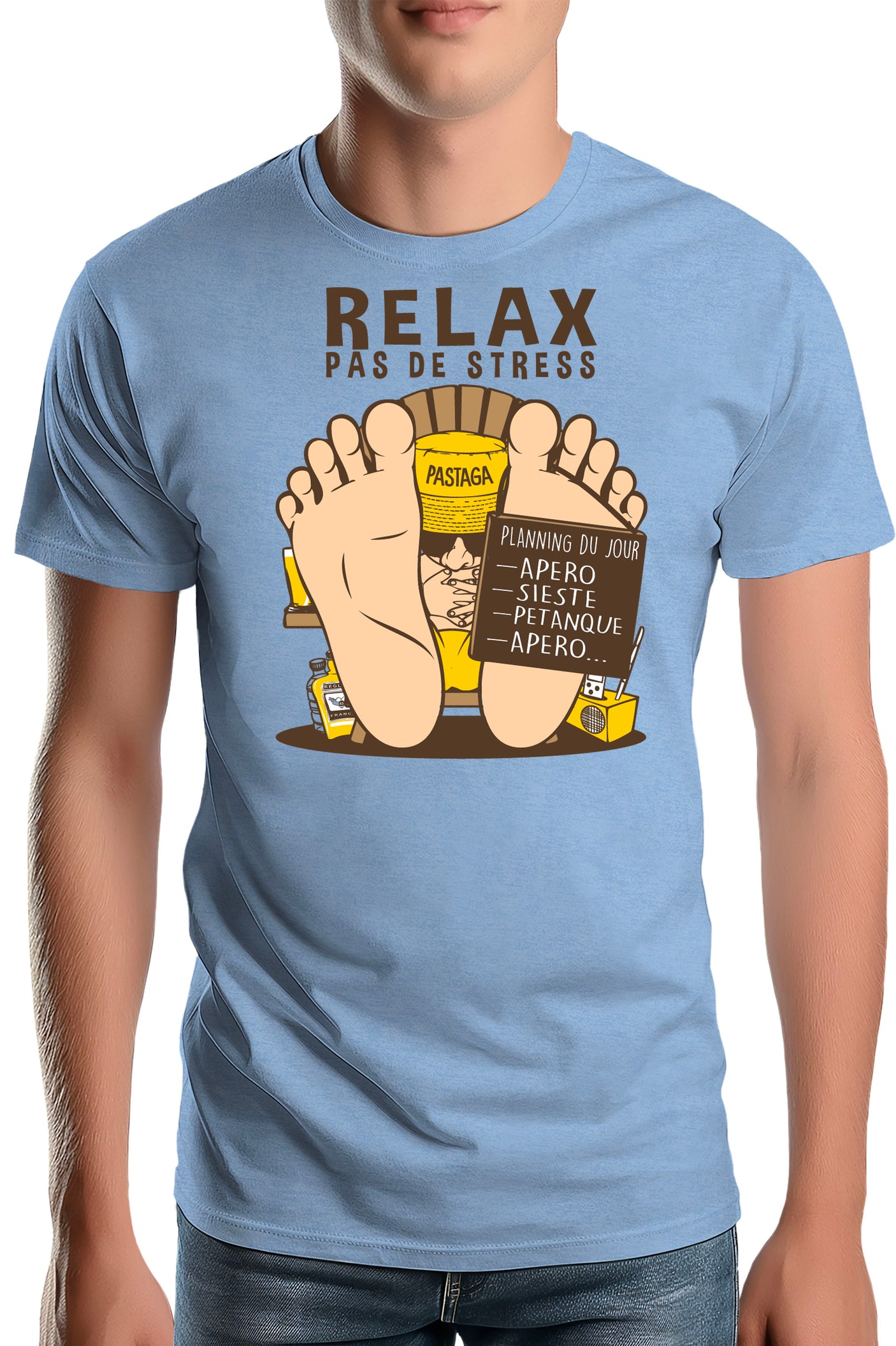 T-Shirt Homme Relax pas de stress