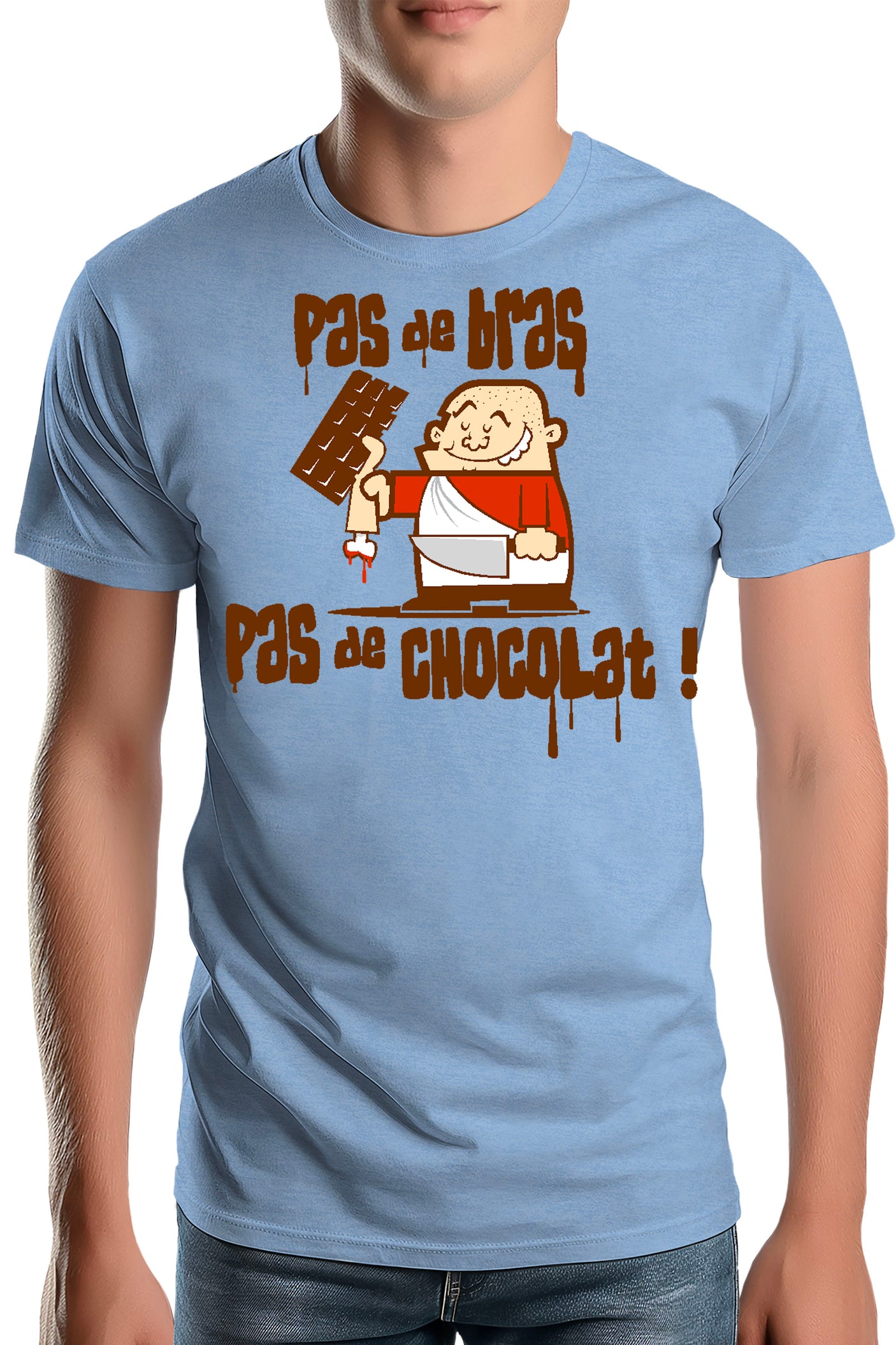 Tee-Shirt Homme Pas De Bras Pas De Chocolat