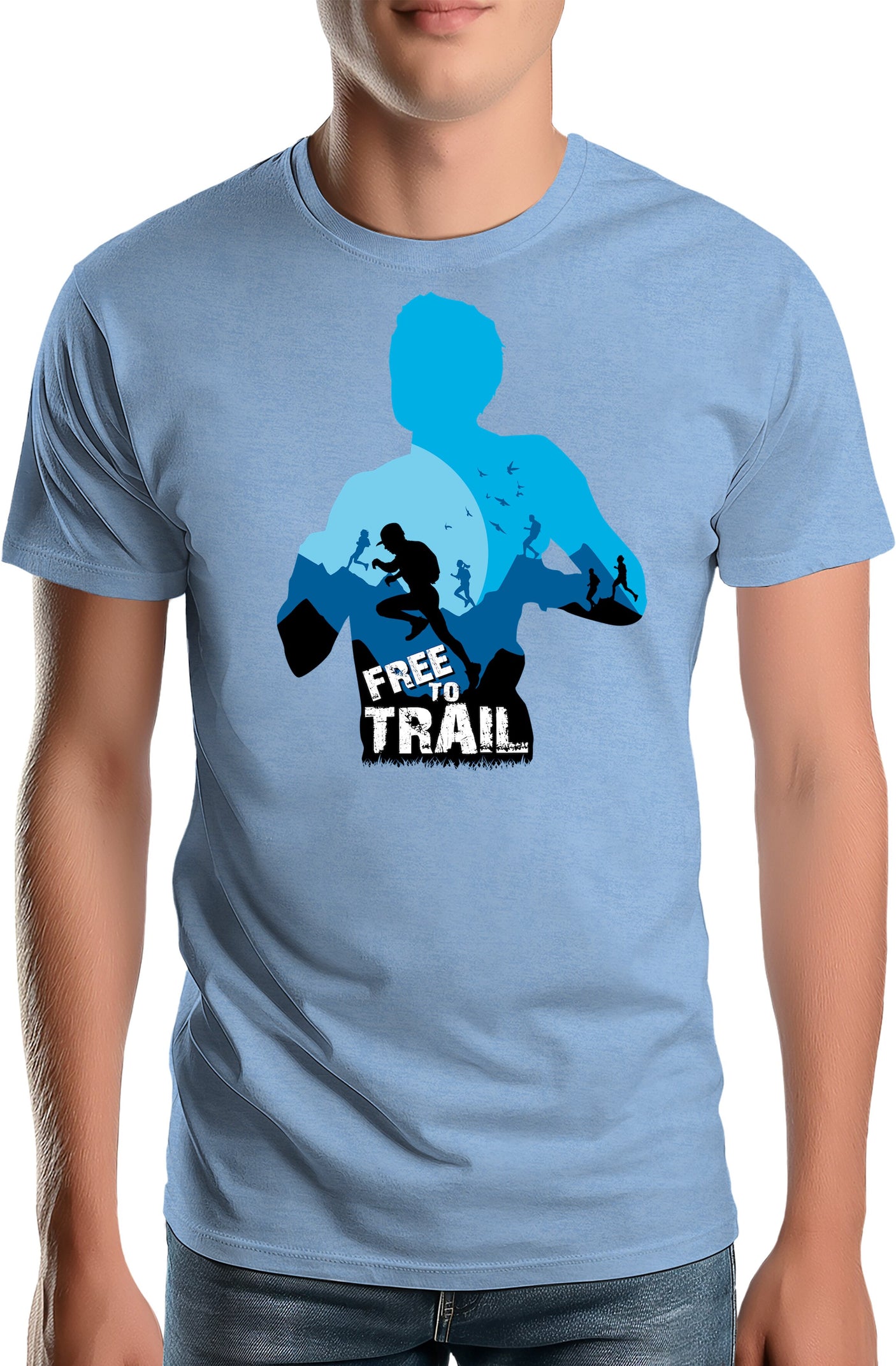 Tee-Shirt Homme trail montagne