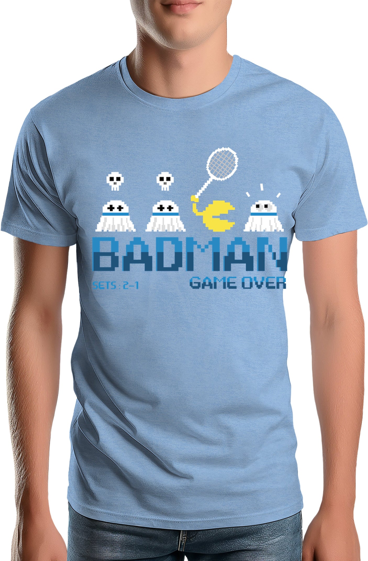T-Shirt Homme Bad Man miam miam volet