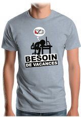 T-Shirt Homme Besoin de vacances