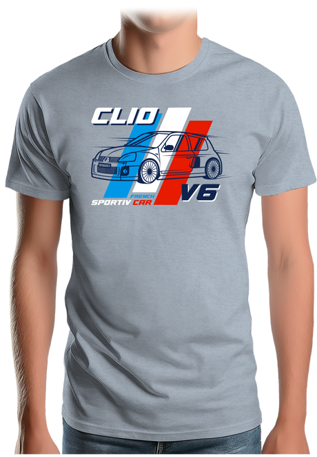 T-Shirt Homme Voiture Française Clio V6