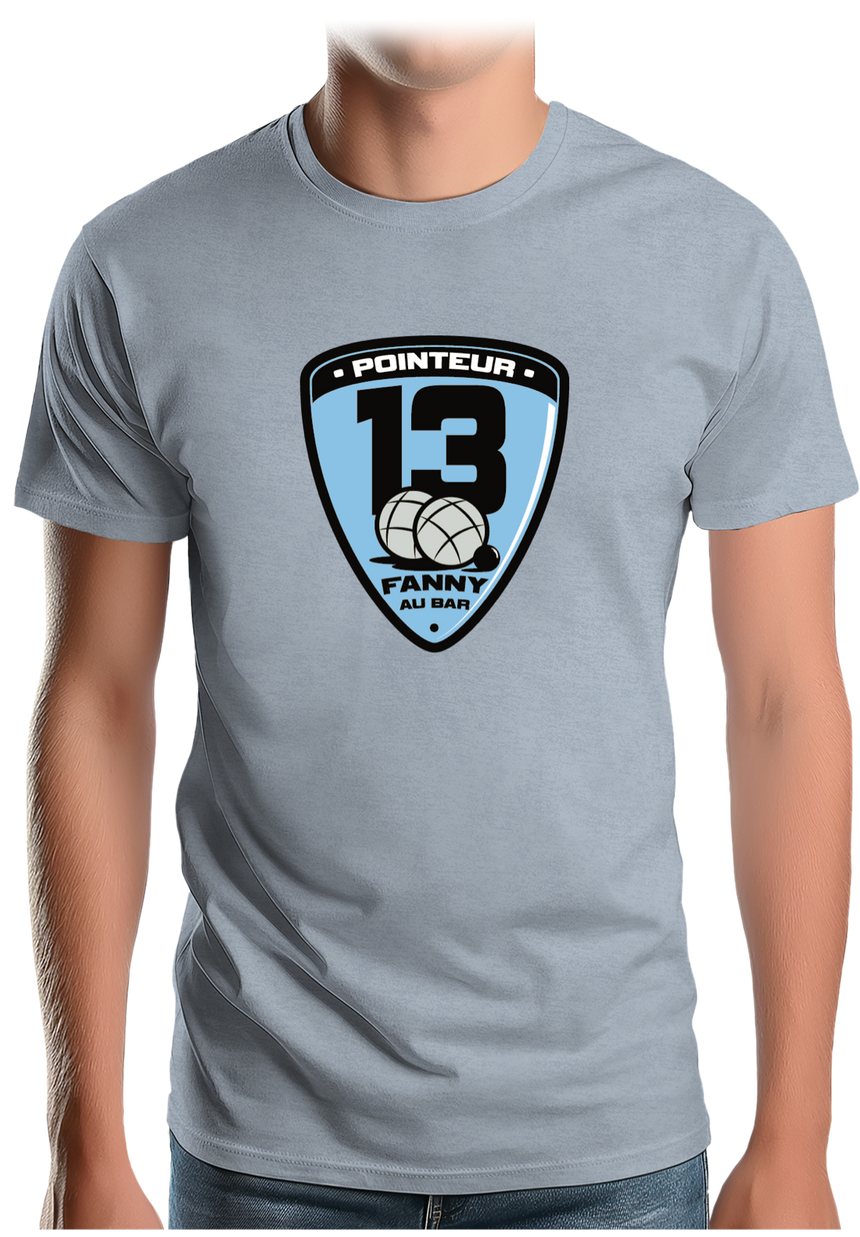 T-Shirt Homme Fanny au bar, Pointeur Pétanque