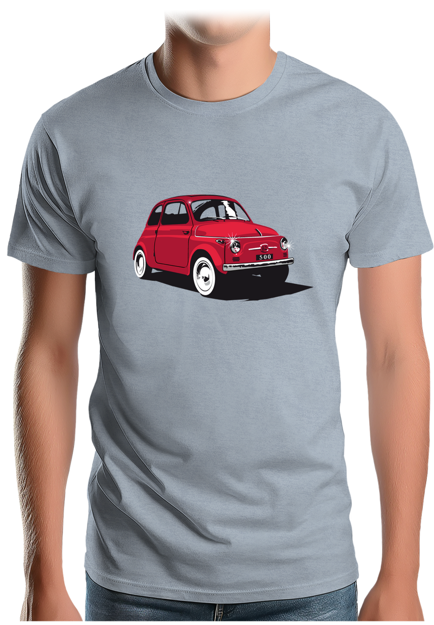 T-Shirt Homme Voiture Italienne 500 Luxe