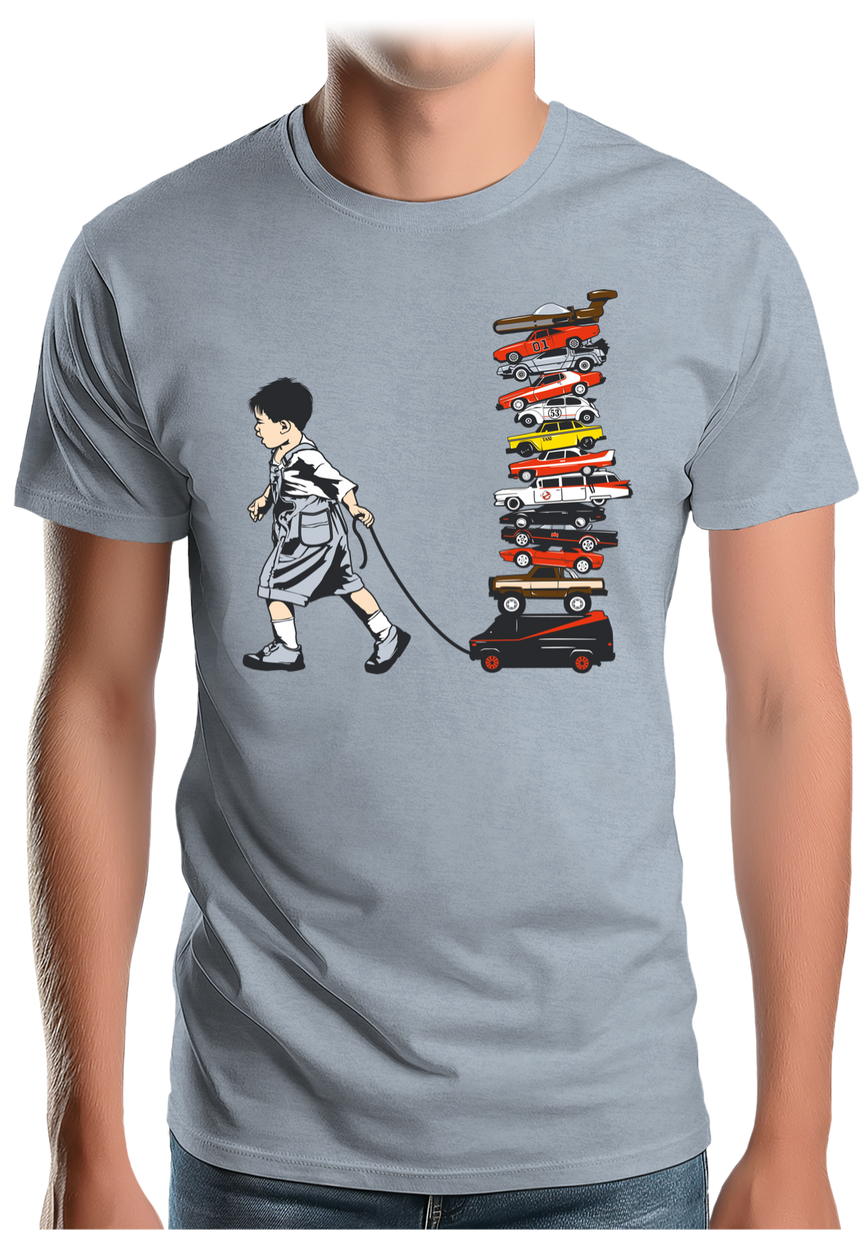 T-Shirt Homme La Collection de voitures via les séries télé