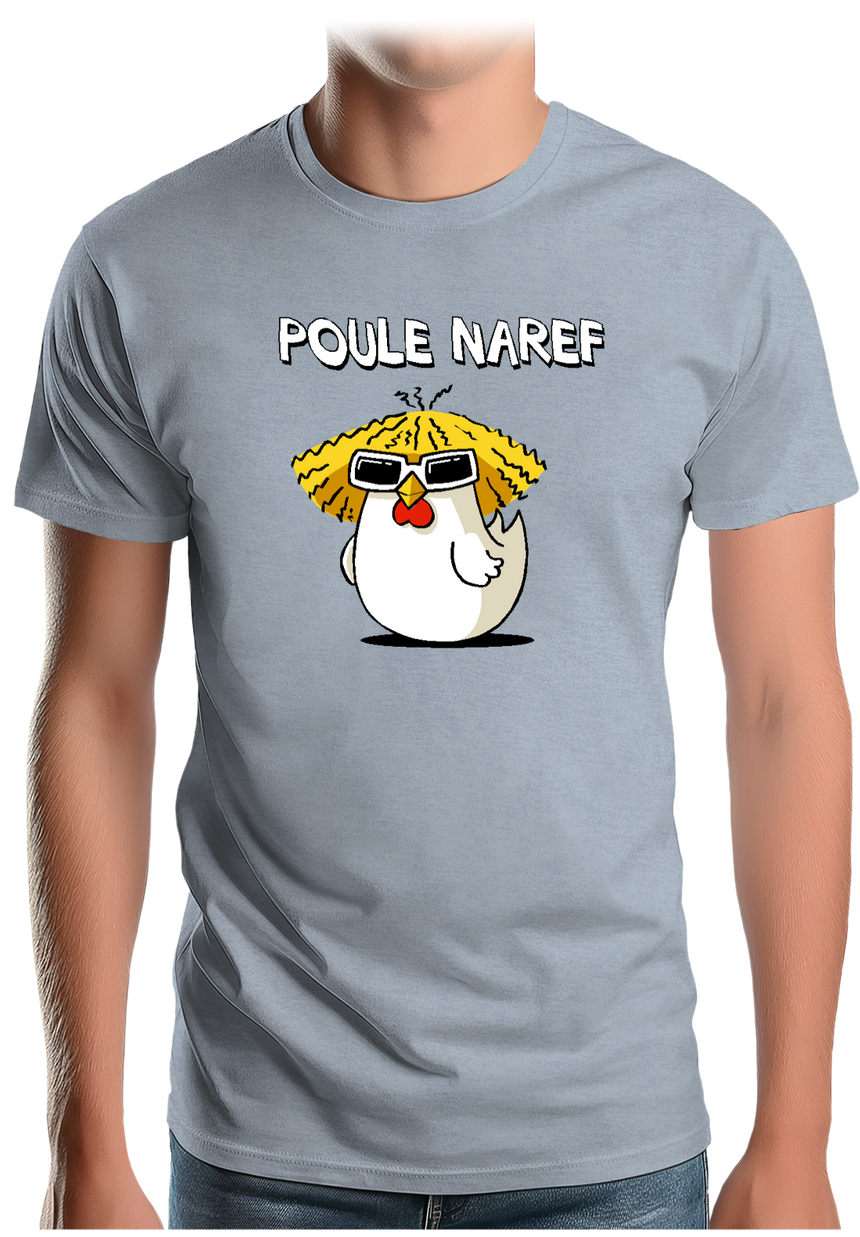 T-Shirt Homme Chanteur Poule Naref