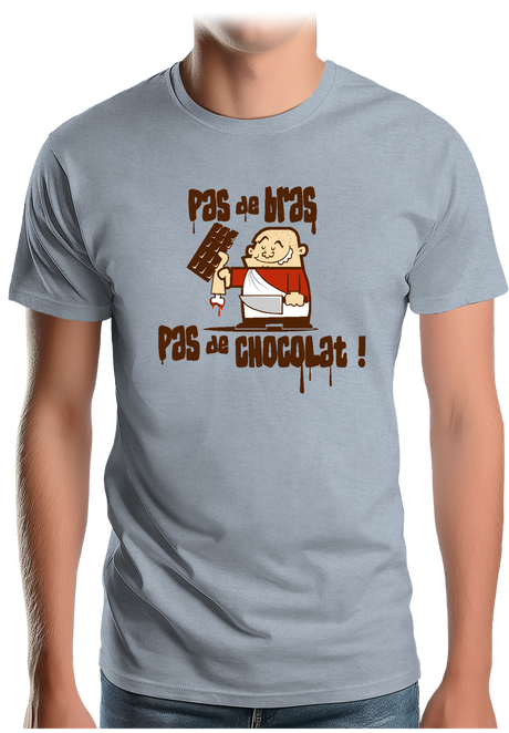 T-Shirt Homme Pas De Bras Pas De Chocolat