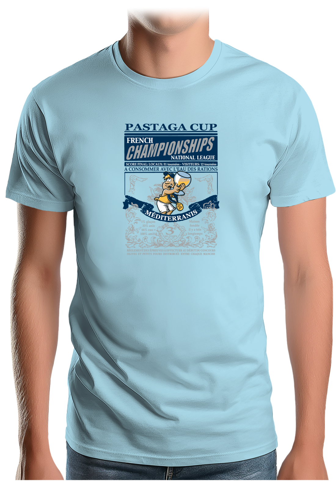 T-Shirt Homme Alcool Pastaga