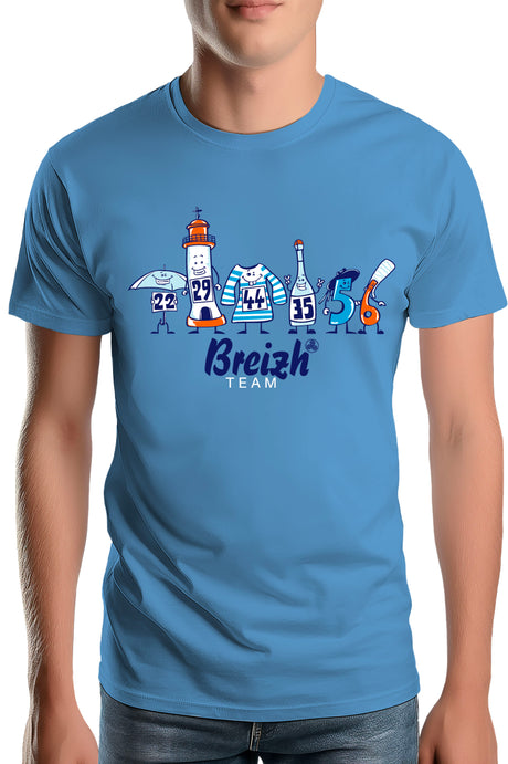 T-Shirt Homme Breizh team département