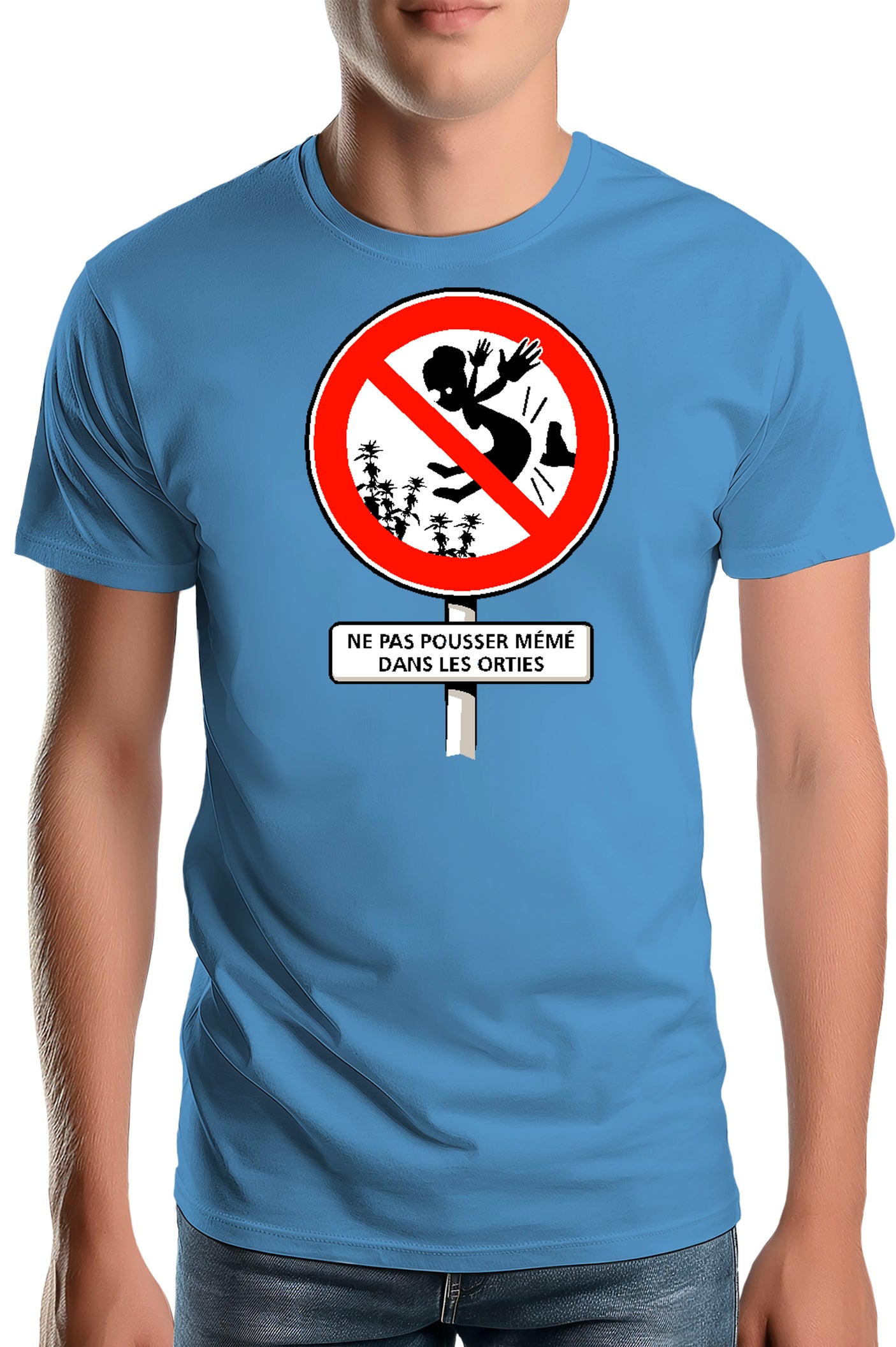 Tee-Shirt Homme Faut Pas Pousser Meme Dans Les orties