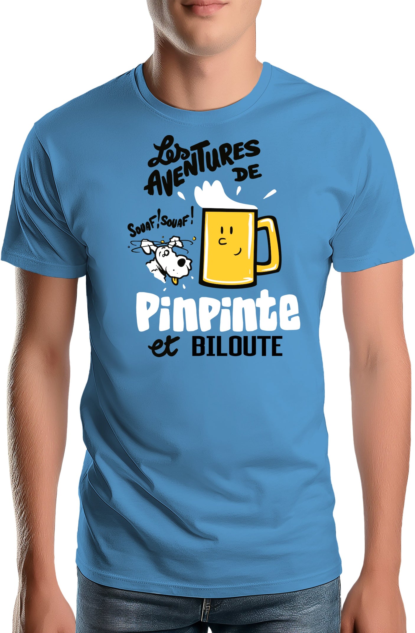 T-Shirt Homme Les aventures de Pinpinte et Biloute