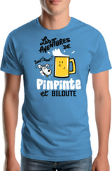 T-Shirt Homme Les aventures de Pinpinte et Biloute