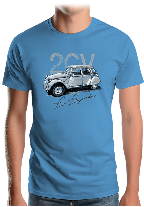 T-Shirt Homme La deuch en dessin