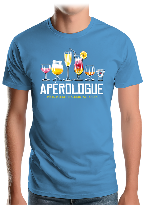 T-Shirt Homme Alcool, le spécialiste de l'apéro