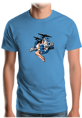 T-Shirt Homme Pin Up Avec Avion