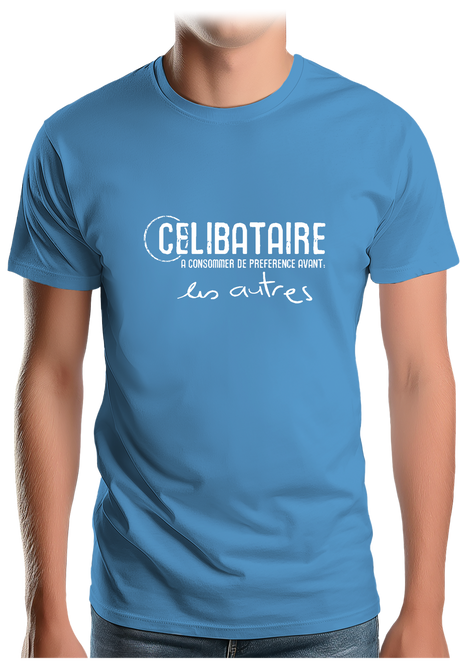 T-Shirt Homme Célibataire à consommer avant les autres
