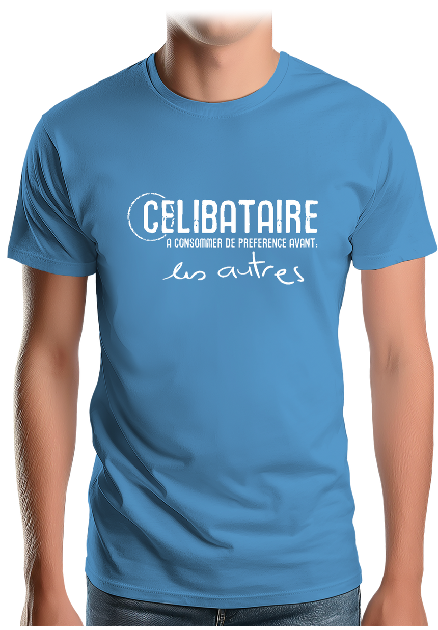 T-Shirt Homme Célibataire à consommer avant les autres