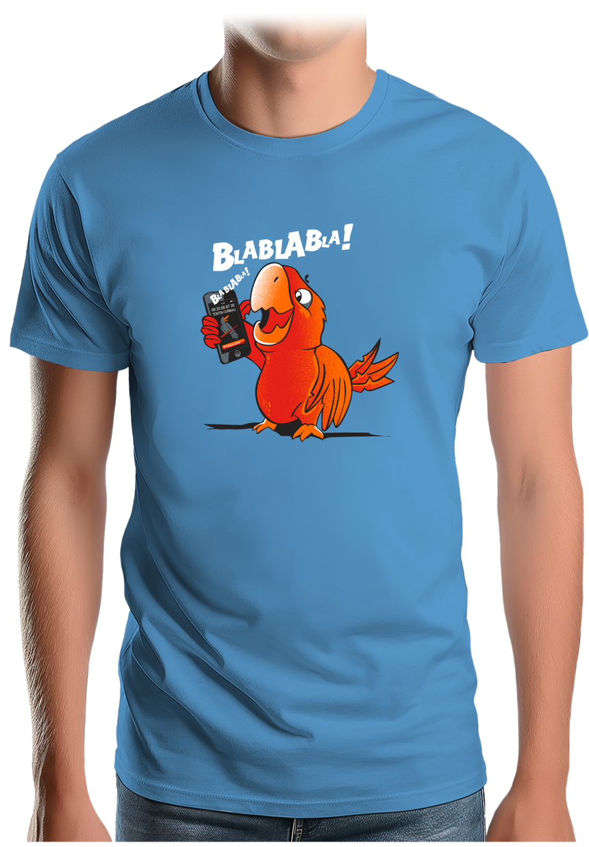 T-Shirt Homme Blablabla dit coco le Perroquet