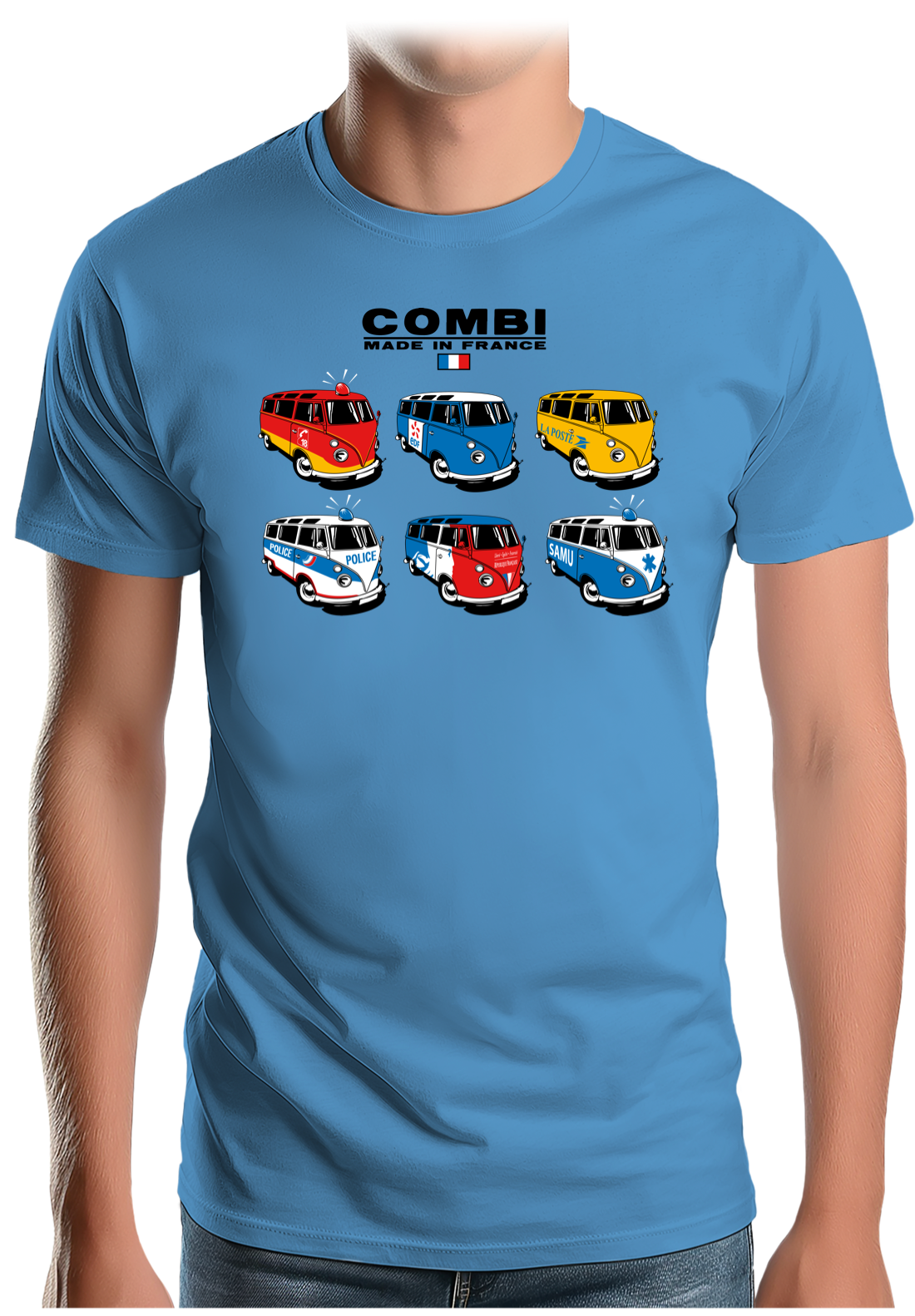 T-Shirt Homme Les combis van France