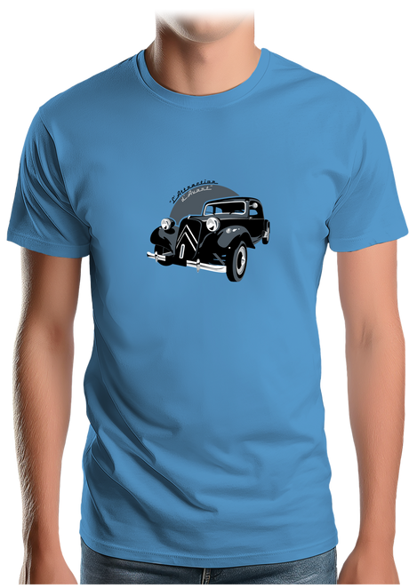 T-Shirt Homme La Traction, l'attraction d'avant