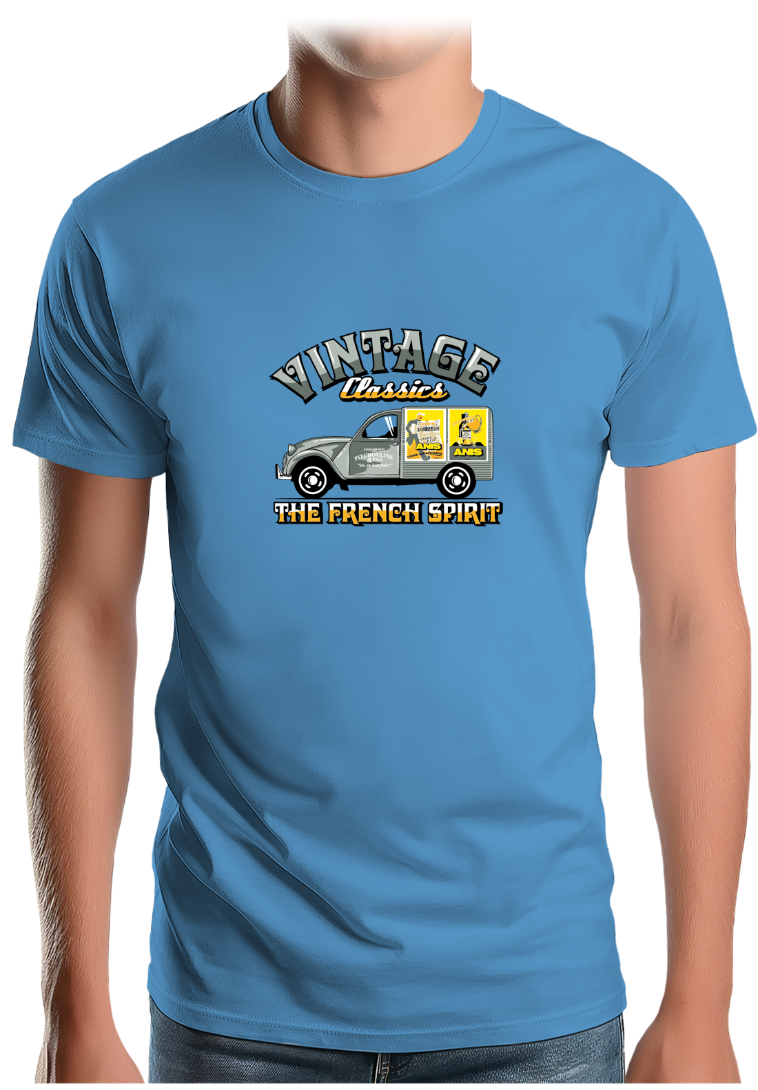 T-Shirt Homme Deuch french spirit d'alcool d'anis